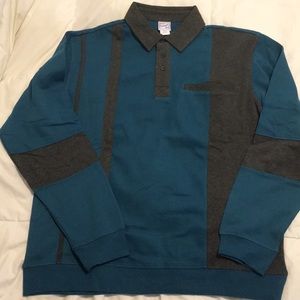 Men’s long sleeve polo